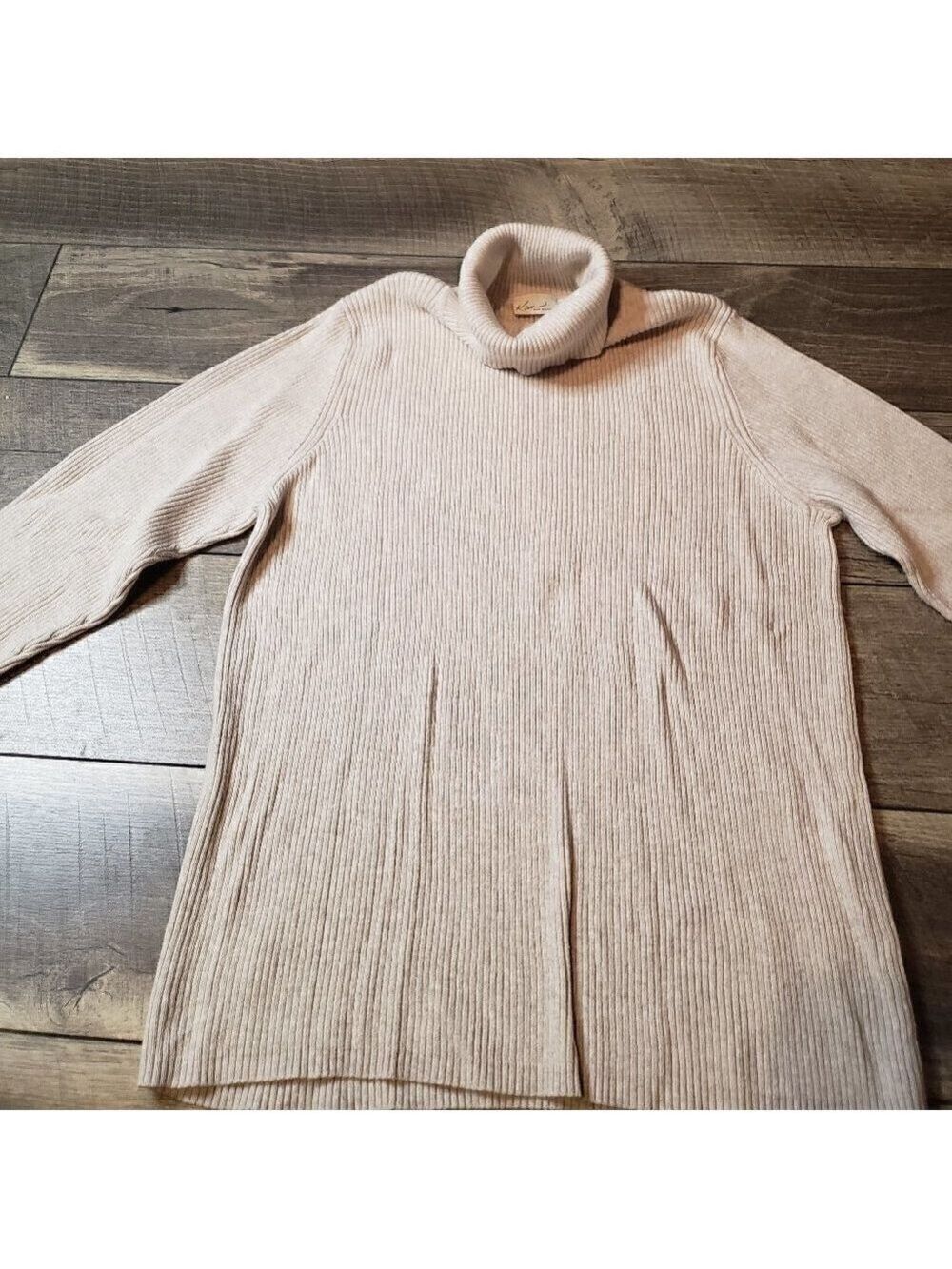 Kim Rogers Signature ribbed turtleneck sweater